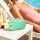 Water-resistant Foldable Silicone Beach Bag with Handle for Camping Seaside