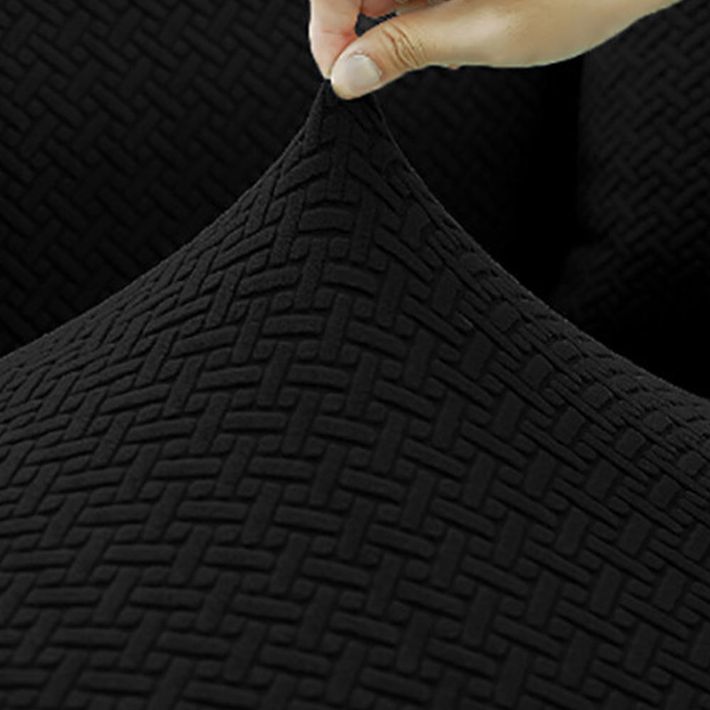 Elastic Full-Cover T-Shaped Jacquard Universal Sofa Slipcover for 1-4 Seater