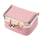 Mini Leather Jewelry Box Coin Purse Jewelry Case With Kiss Lock