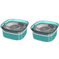2Pcs 2L Pet No Spill Water Bowl