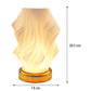 Bedside Lamp with Metal Base for Bedroom
