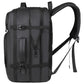 35L Large Water-Resistant Expandable Laptop Travel Backpack with USB Charging Hole