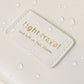 PU Leather Travel Cosmetic Bag with Handle