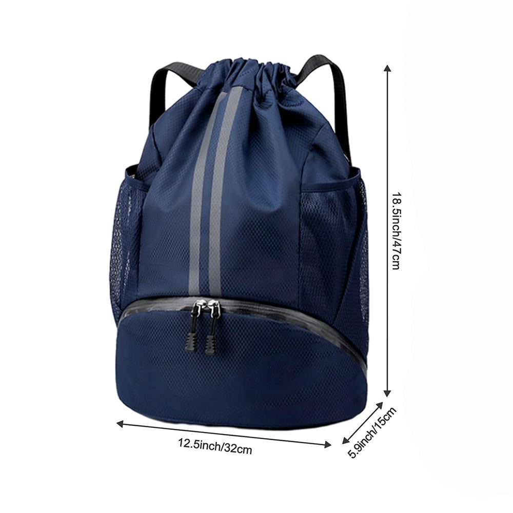 Sports Drawstring Backpack String Tote Gym Bag