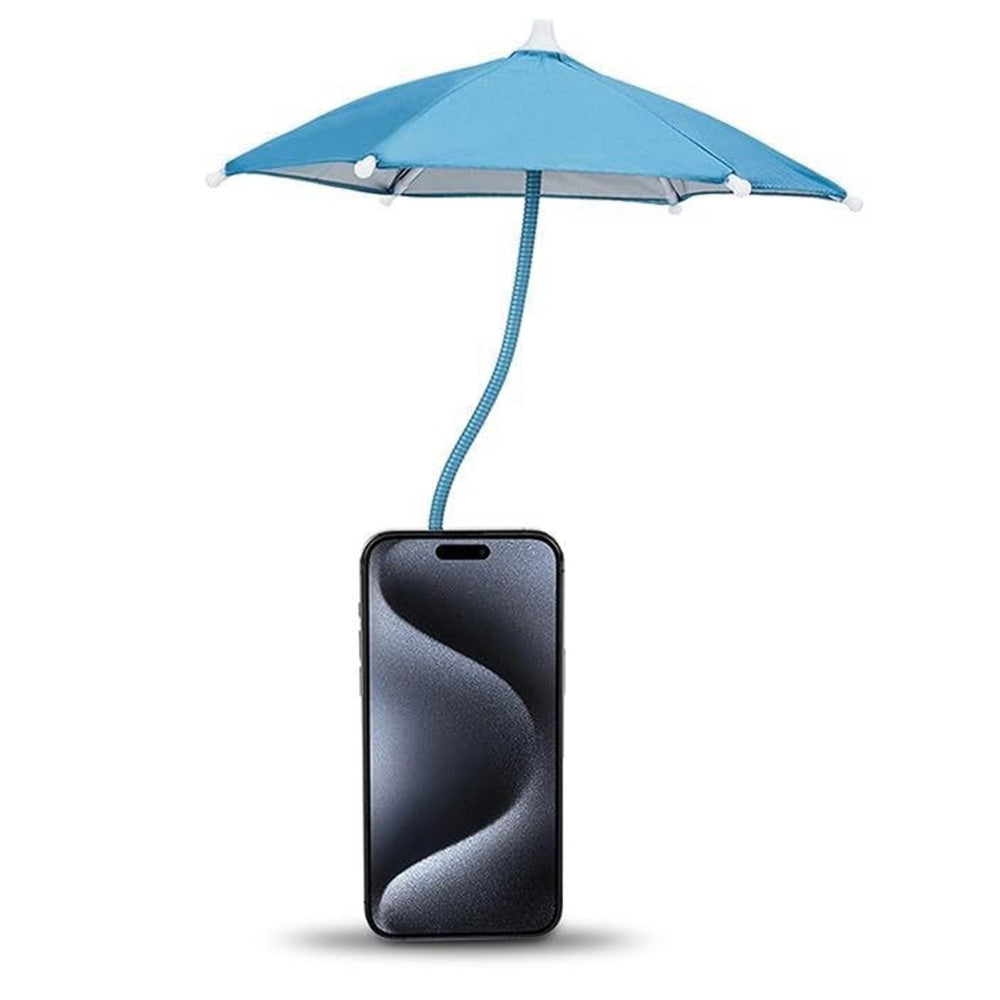 Universal Phone Umbrella for Sun Adjustable Smartphone Umbrella Stand for Outdoor