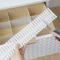 24Pcs Adjustable Drawer Divider DIY Storage Organiser for Cabinets