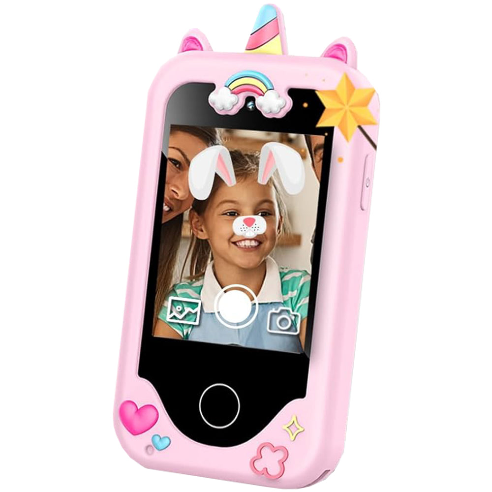 2.8Inch Touchscreen Kids Learning Play Toy Phone With Dual Camera Kids Smart Phone With 8G SD Card