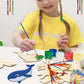 3D Rotating Marine Animals Wind Chime Kit for Kids Make Your Own Wind Chime Wooden Arts