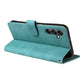 RFID Protective Flip Wallet Case Compatible with Samsung A17 A37 and A57-Green