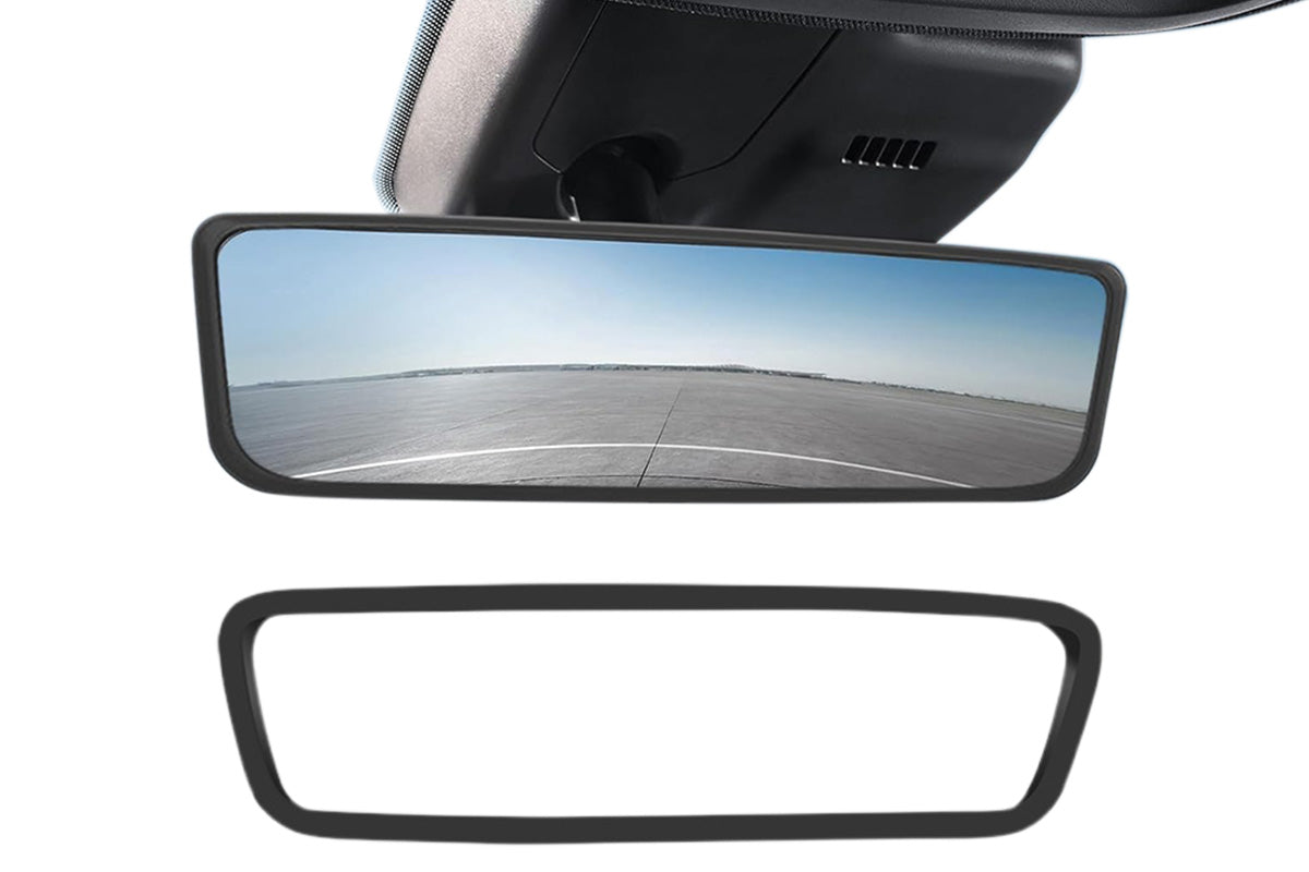 2PCS Car Rear View Mirror Protector Frame Silicone Auto Rearview Edge Protection Cover For Model 3 Model Y