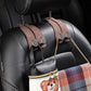 2Pcs Car Back Seat Headrest Storage Hanging Double Hooks