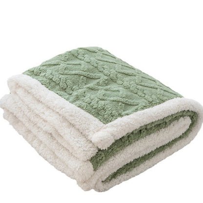 150X200cm Reversible Artificial Plush Blanket
