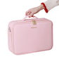 Portable Travel Makeup Case with LED Light and Mirror