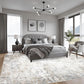 Nordic Crystal Velvet Rug Soft Non Slip for Bedroom Living Room Bedside Floor-Grey