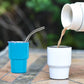 2 OZ Mini Stainless Steel Tumbler Cup Set with Straw and Lid for Party Outdoor