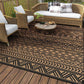 Geometric Striped Pattern Rug