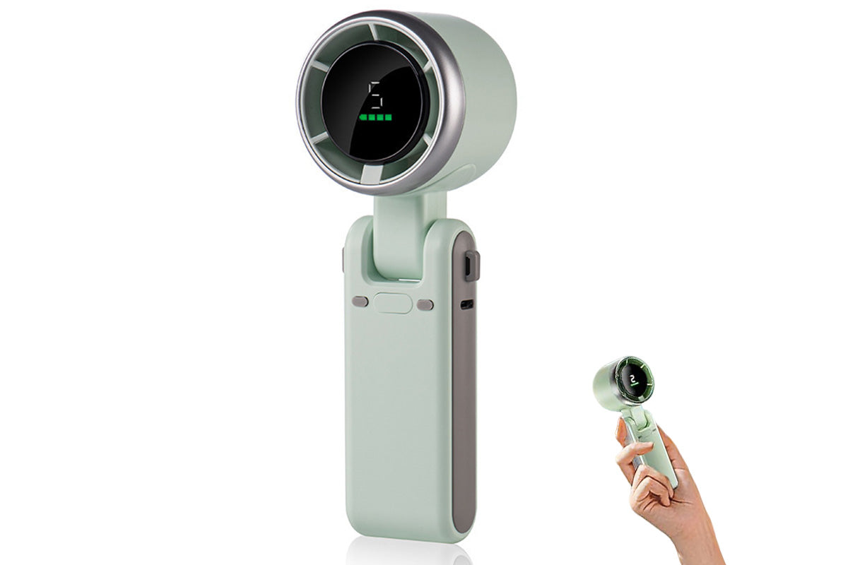 Portable Handheld Turbo Fan with 5 Gear Wind Mini Fan for Travel Beach