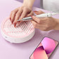 Mini Nail Dust Collector Lightweight Electric Manicure Vacuum for Home DIY and Salon Use