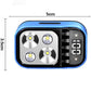 Rechargeable LED Headlamp Water-Resistant Motion Sensor Head Torch-Black and blue