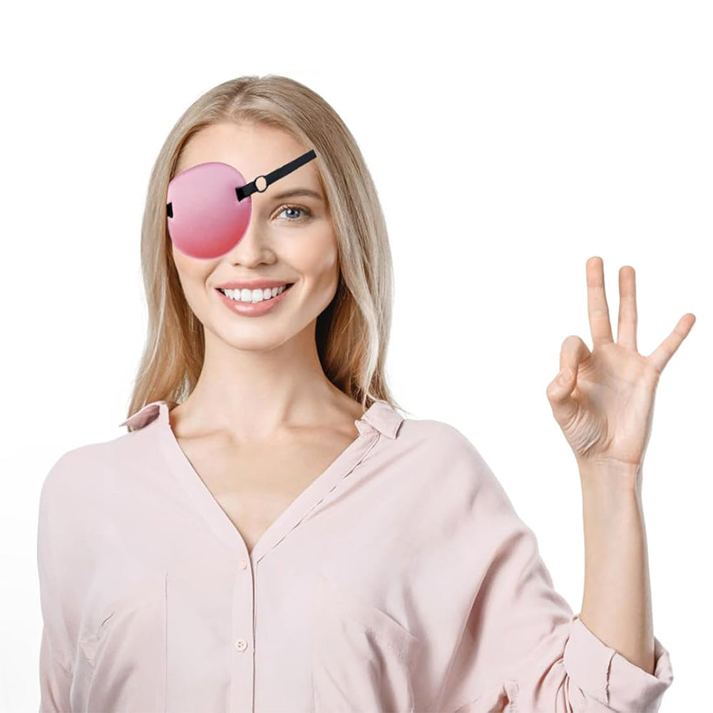 2Pcs Adjustable Lazy Eye Patches for Left or Right Eyes