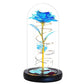Eternal Rose Night Light in Glass Dome with LED