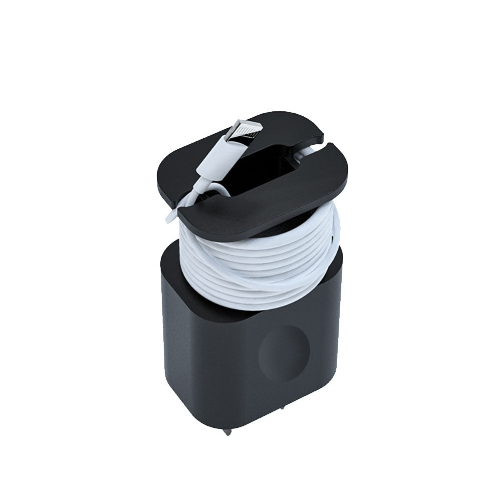 2 In 1 Silicone Charger Protector with Cord Wrap for Apple Phone 18W/20W Charger