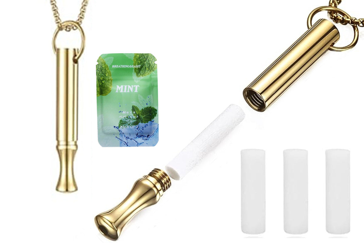 2-in-1 Mindfulness Breathing Necklace with Spinner
