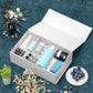 Easy Attached Foldable Cardboard Gift Box for Holiday Packaging-White