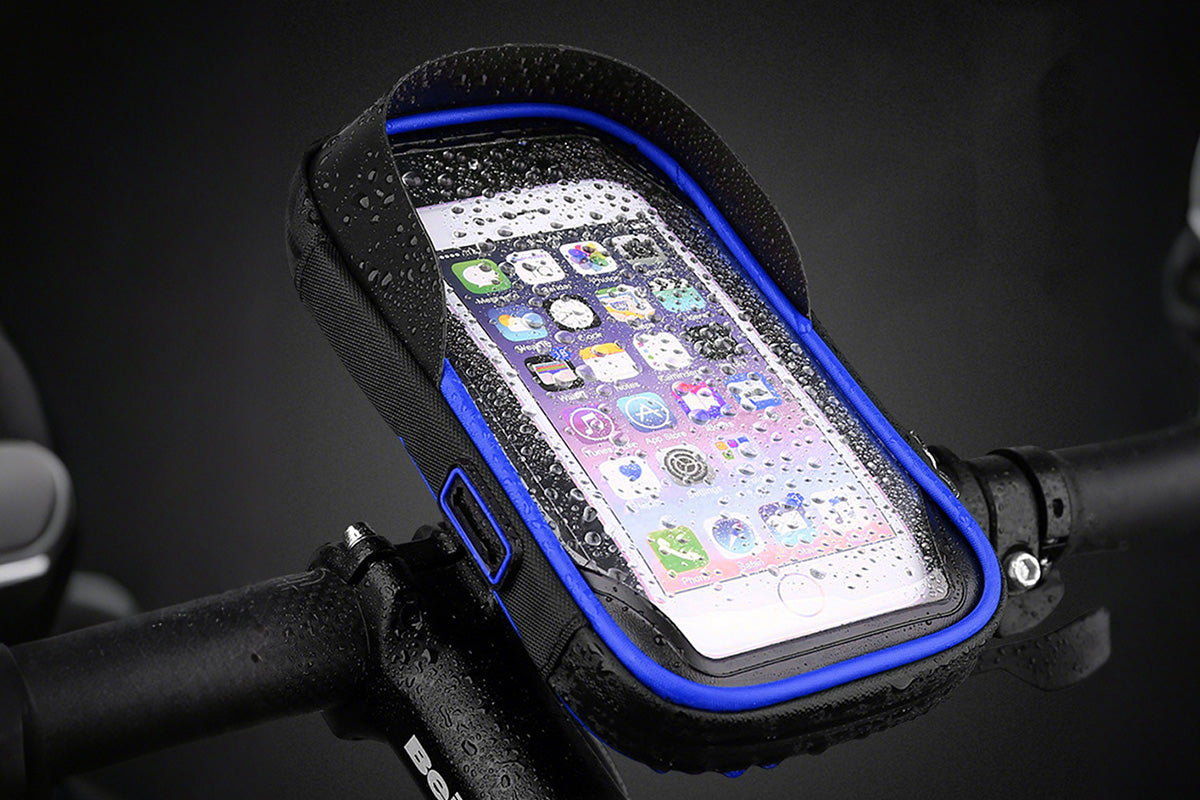 Waterproof Bike Phone Holder Fully Enclosed Handlebar Phone Mount