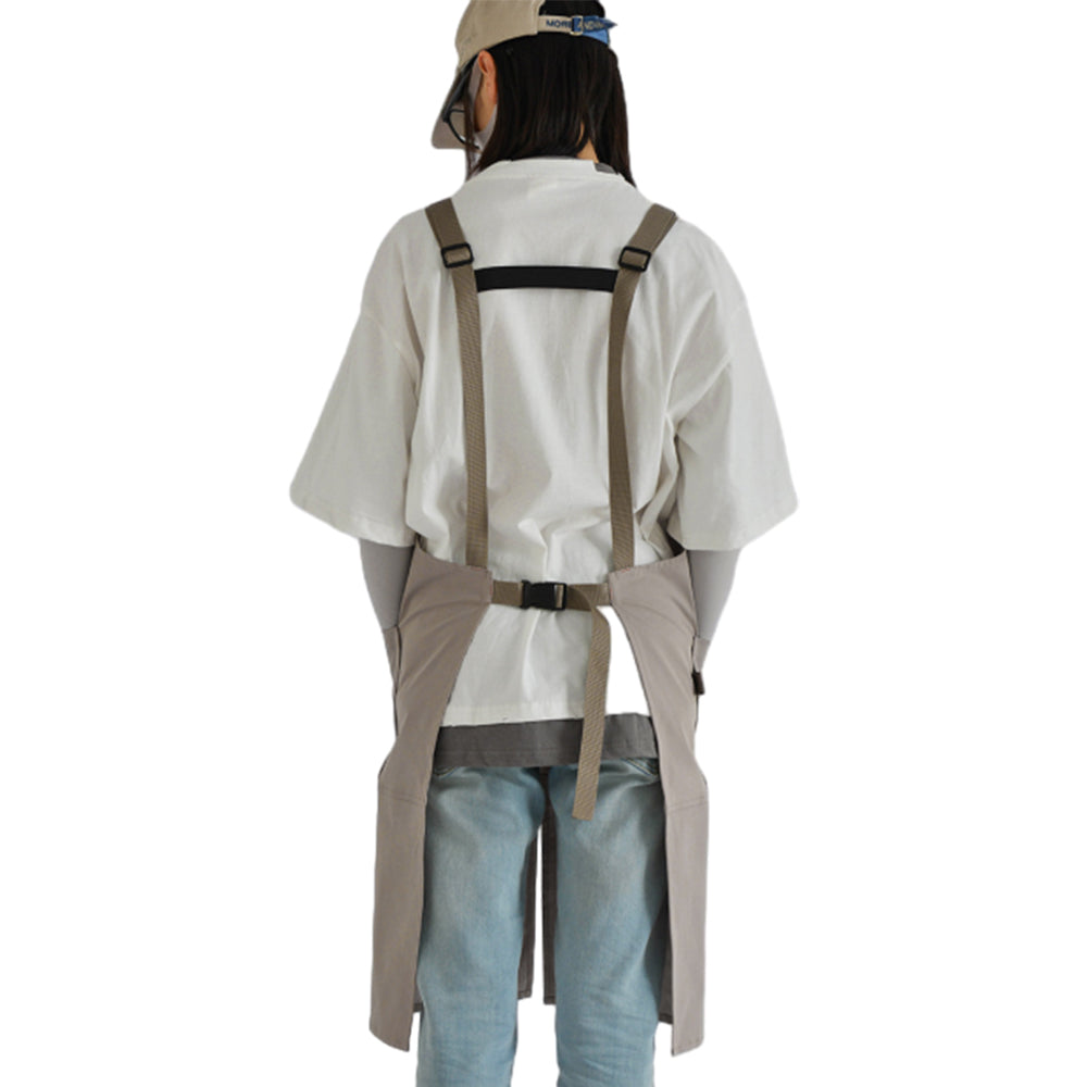 Kitchen Apron Water-Resistant Overalls Bib Apron