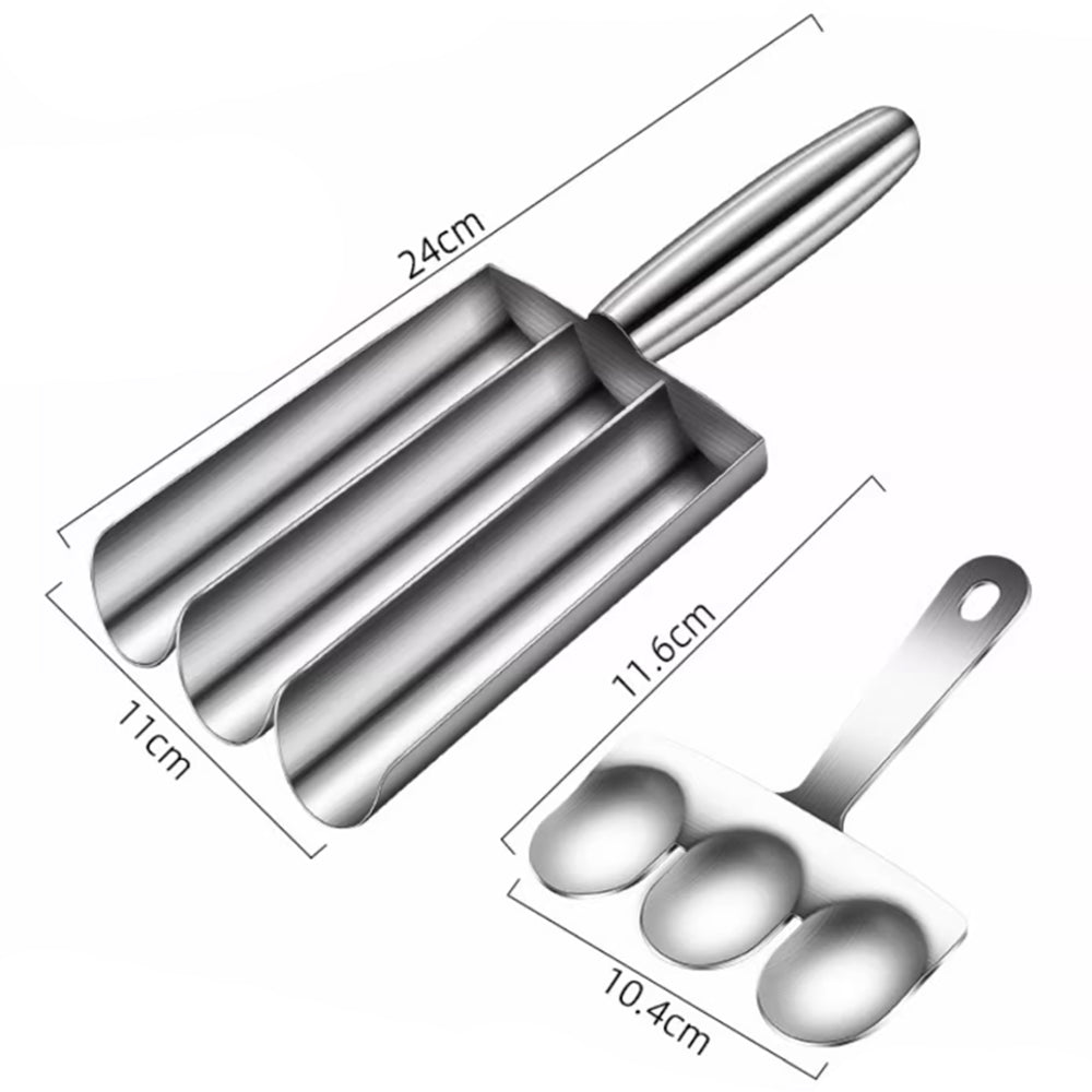 304 Stainless Steel Handheld Meatball Maker with Scoop