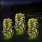 100/200LEDs Solar Firecracker Fireworks Light Outdoor Garden Stake Light