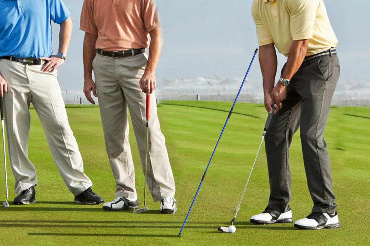3-Section Golf Alignment Stick Foldable Swing Training Aid
