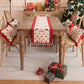 Christmas Jacquard Tassel Table Runner