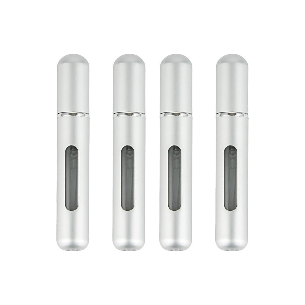 4Pcs 8ML Mini Travel Perfume Spray Pump Refillable Bottle Atomizer Portable Scent