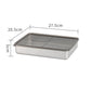 4Pcs Stainless Steel Airtight Food Storage Container with Lid for Refrigerator