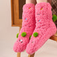 Women's Sherpa Fleece Slipper Socks Cozy Indoor Socks Warm Plush Socks
