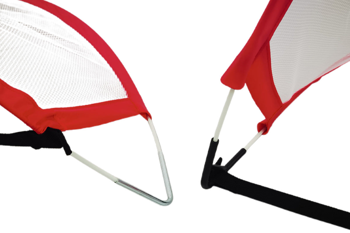 Portable Pop Up Soccer Goal Set with 3 Ground Pegs and Storage Bag