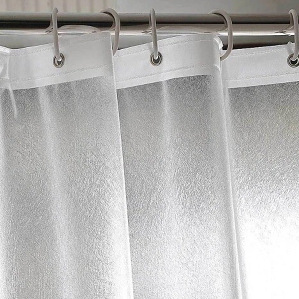Shower Curtain PEVA Thickened Curtain Liner 180x180cm with Rustproof Grommets and Hooks