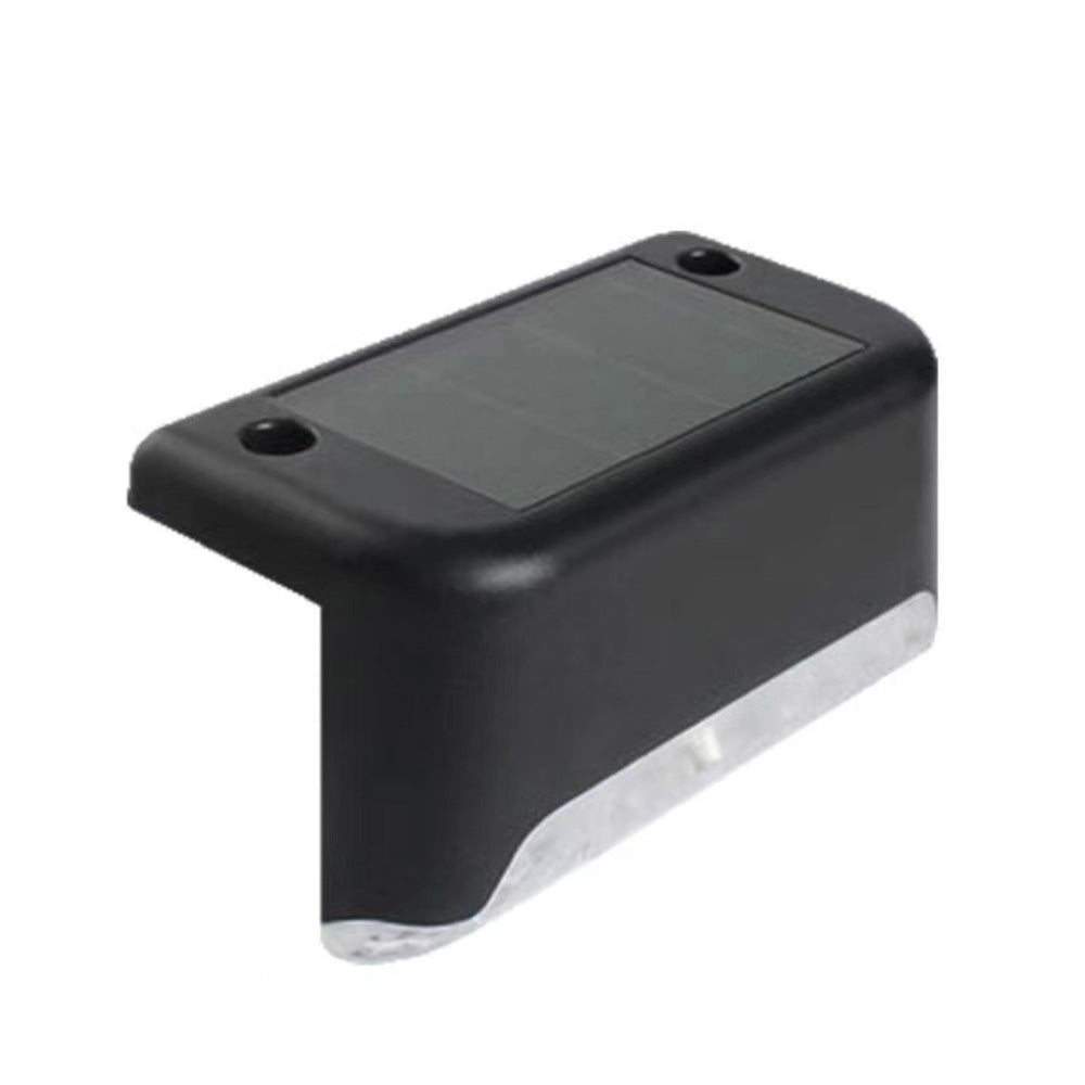 4Pcs LED Solar Fence and Step Lights for Outdoor Garden Stairs and Deck