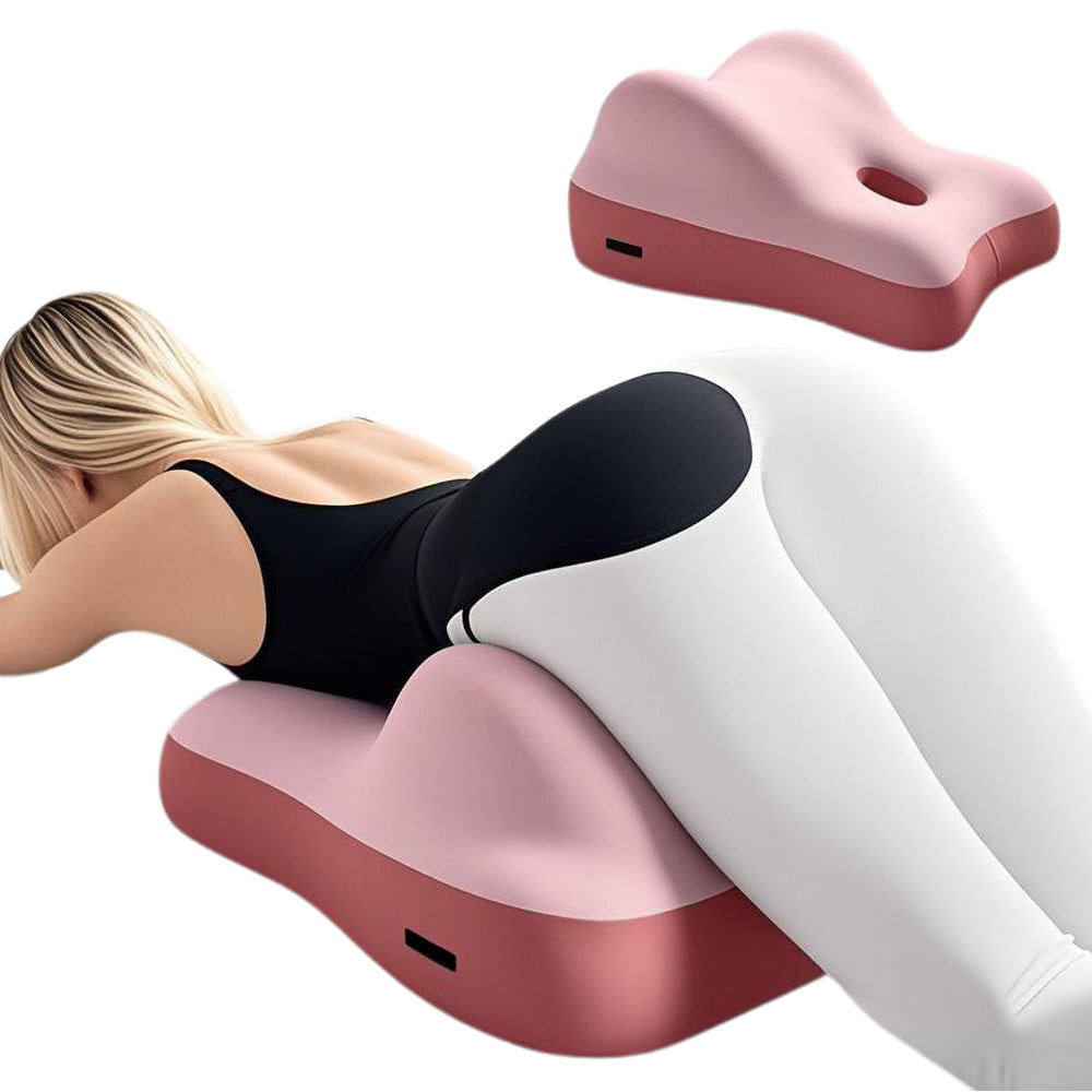Ergonomic Memory Foam Reclining Pillow Prone Reading Cushion for Bed and Sofa