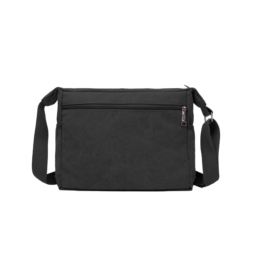 2Pcs Men's Canvas Shoulder Messenger Bag Crossbody