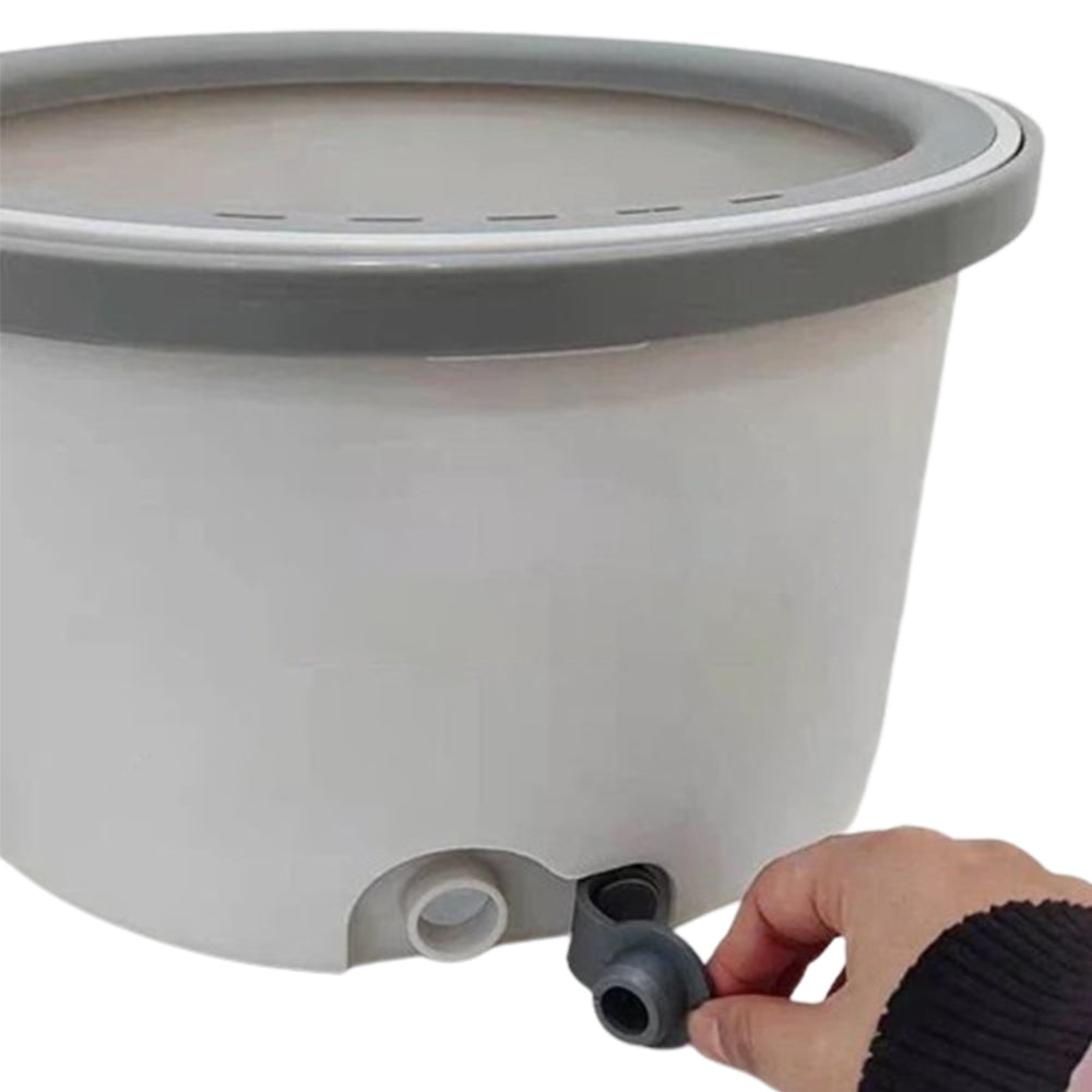 360 Degree Rotatable Mop Bucket Kit with 4 Mop Towels