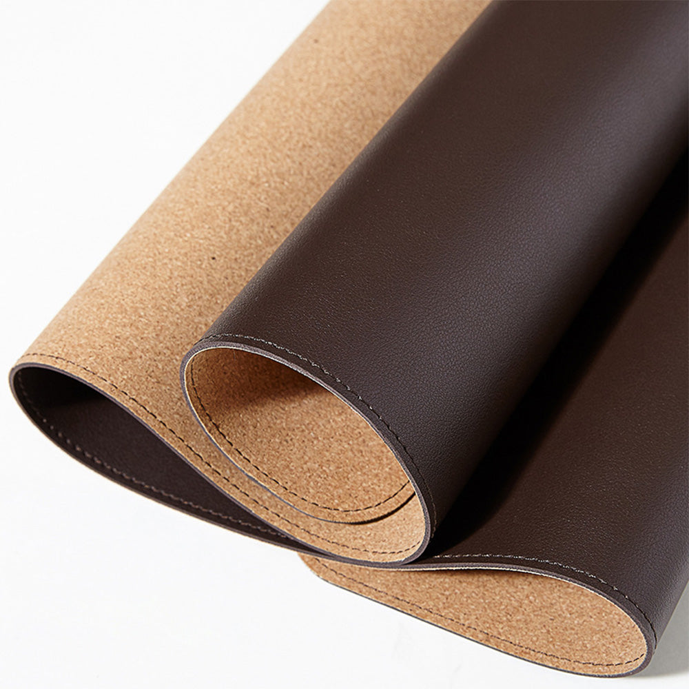 Large Water-Resistant Mouse Pad Leather Desk Pad Protector Non-Slip Desk Mat