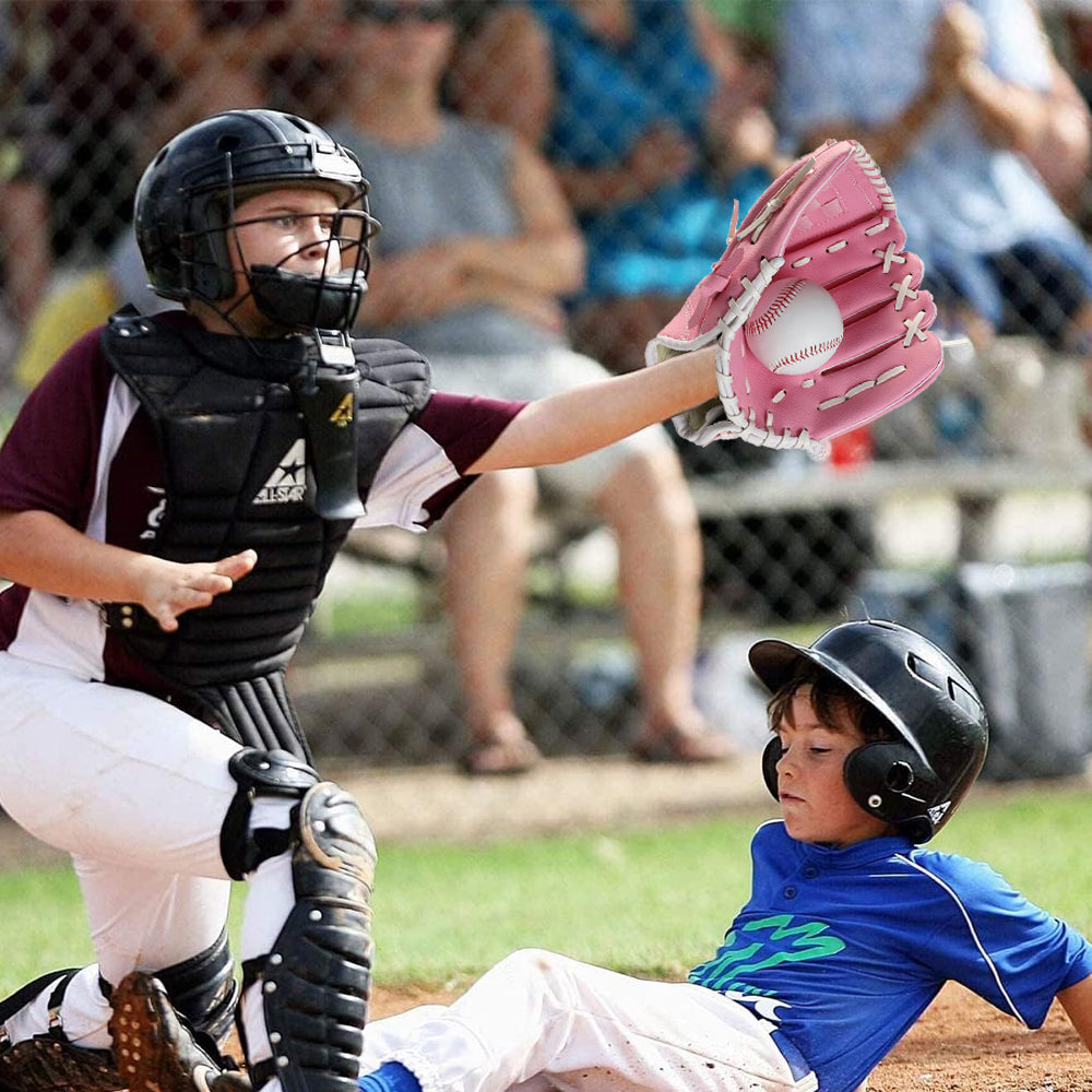2Pcs Baseball Glove Softball Mitt for Teens Adults Softball Training