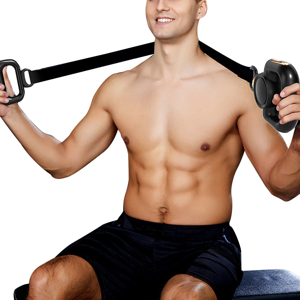 Handheld Muscle Massage Gun with Massage Belt and 4 Massage Heads