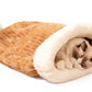 Warm Sherpa Pet Sleeping Bag Pet Sleep Sack Comfortable Pet Bed Bag