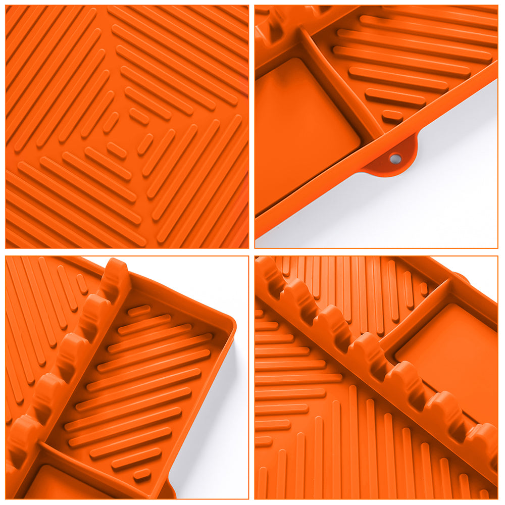 Microwave Outdoor BBQ Heat-Resistant Silicone Grill Mat for Griddle Tool