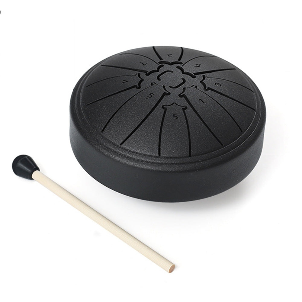 4-inch Steel Tongue Drum 8-Note Mini Handpan for Beginners