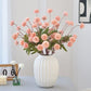 5 Pack Stem Cloth Dandelion Ball Artificial Flowers with Bendable Stems